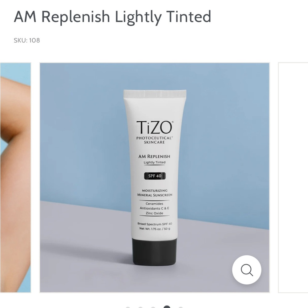 AM Replenish Lightly Tinted SPF 40 Sunscreen